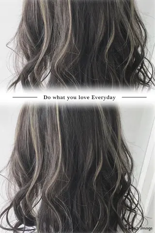 セミロング カラー 脱白髪染め専門店HAKUA PLUS白髪ぼかし町田2号店所属・脱白髪染め 大月竜斗のヘアスタイル