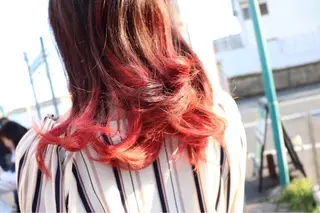 セミロング カラー ヘアアレンジ メンズ特化美容師 🐈‍⬛RUNAのヘアスタイル