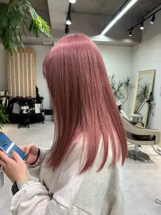 ロング カラー ブリーチなしWカラー /アレンジ/ユウミのヘアスタイル