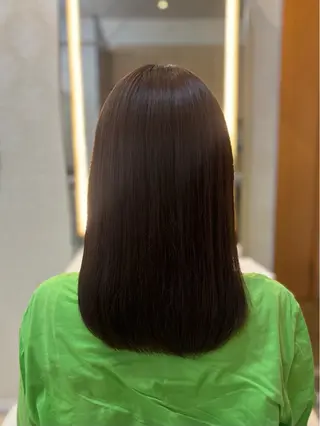 ロング カラー はらだ すずのヘアスタイル