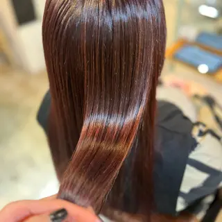 ロング カラー 古林 和花のヘアスタイル