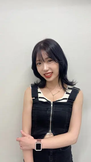 ミディアム カラー Aura 髪質改善＆韓国レイヤー所属・あい❤︎ /髪質改善/韓国巻きのヘアスタイル