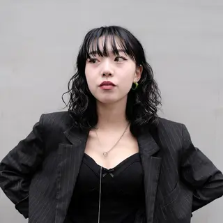 ミディアム パーマ カット/パーマ/ カラー林本　南壱人のヘアスタイル