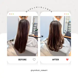 ロング Kokeshi/美髪 /脱毛/ヘッドスパのヘアスタイル