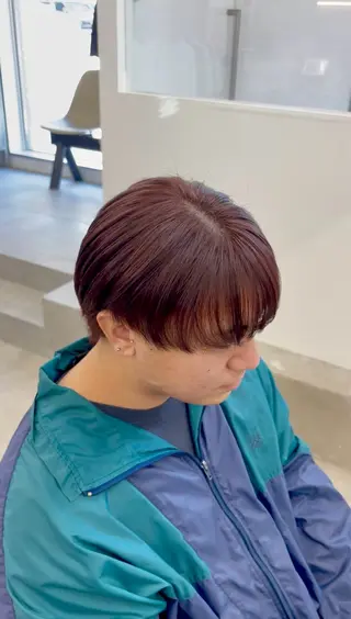 ショート カラー メンズ なりたひろと / 波巻き/ツイスパのヘアスタイル