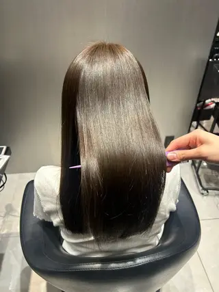 ロング カラー 中村 夢咲のヘアスタイル