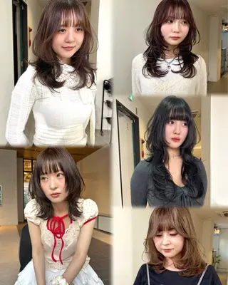 ロング カラー mizuki/ピンク ベージュ.レイヤーのヘアスタイル