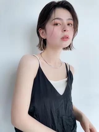 ミディアム カラー パーマ 💖美髪矯正💖 辻未侑のヘアスタイル