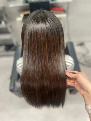 ロング 艶髪/縮毛矯正 🫧辻野海羽のヘアスタイル