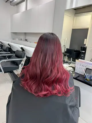 カラー ALIVE ゆずはのヘアスタイル