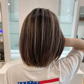 ショート カラー JILBLAN京都 ショート/ハイライトのヘアスタイル