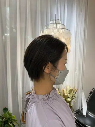 ショート GO TODAY  SHAIR SALON 梅田NU茶屋町店所属・田中成美/レイヤー カット/透明感カラーのヘアスタイル