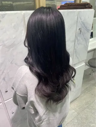 ロング カラー 👑ハイトーン👑プ ルエクステ👑だいとのヘアスタイル