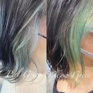 ショート カラー ヘアアレンジ Rene'所属・当日予約⭕️ JUNYAのヘアスタイル