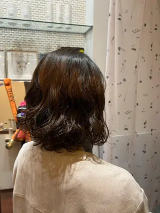 ミディアム パーマ haru .のヘアスタイル