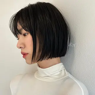 ショート nonoka オリーブ/レイヤーのヘアスタイル