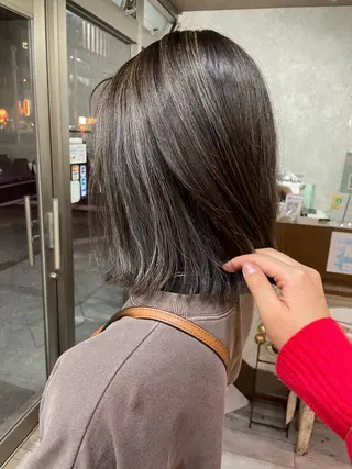 ミディアム カラー 高橋 みく/ minim 暖色のヘアスタイル