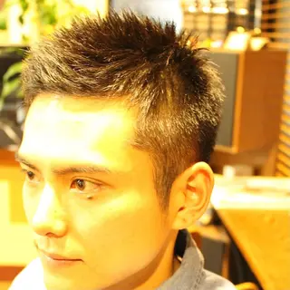 メンズ 柏メンズカットパーマ NO.1タイチのヘアスタイル