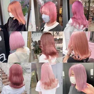 セミロング ❄️💛エクステ ブリーチ❄️yukiのヘアスタイル