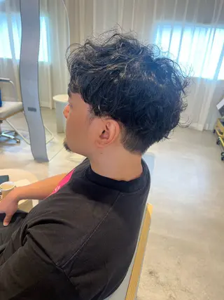 メンズ レイヤー/ボブパーマ /垢抜け/タクミのヘアスタイル