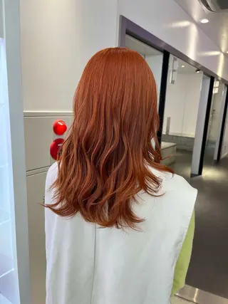 ミディアム ﾚｲﾔｰ🩵透明感 ೀユイ🌙のヘアスタイル