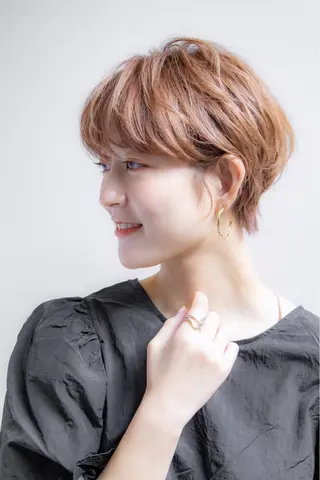 ショート 🇰🇷韓国レイヤー 錦糸町【北山謙三】のヘアスタイル