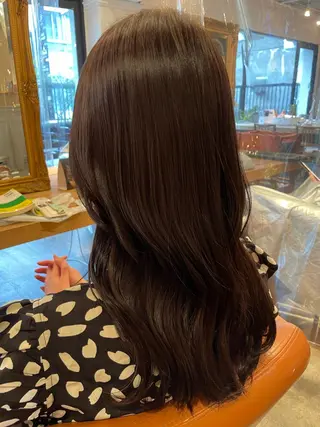 ロング カラー 韓国風カット/ 髪質改善 黒崎のヘアスタイル