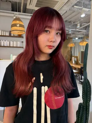 ロング ココルアナ 豊中美容室のヘアスタイル