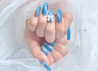 ネイル ETERNA Nail 銀座店【パラジェル/フィルイン/チップ長さだし/マグネット/ニュアンス】所属・ア カリのネイルデザイン