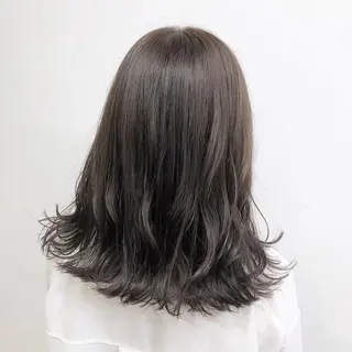 ミディアム カラー 🤍韓国ヘア特化 🤍力丸🤍のヘアスタイル