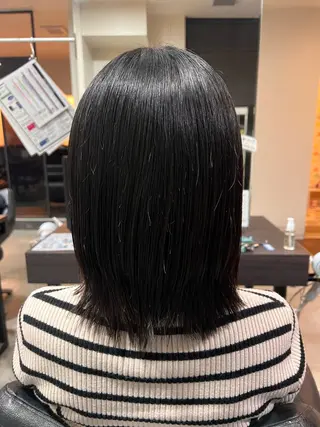ミディアム 服部 楓のヘアスタイル