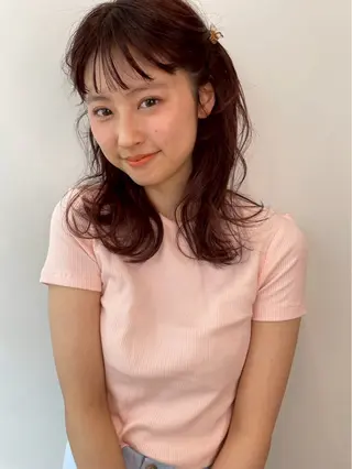 カラー miku/天神 艶カラーのヘアスタイル