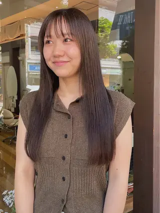ロング 大阪/梅田すぐ /パーマ落とし専門店のヘアスタイル