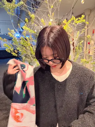 ミディアム カラー Fleur  ✴︎ 西 優希のヘアスタイル