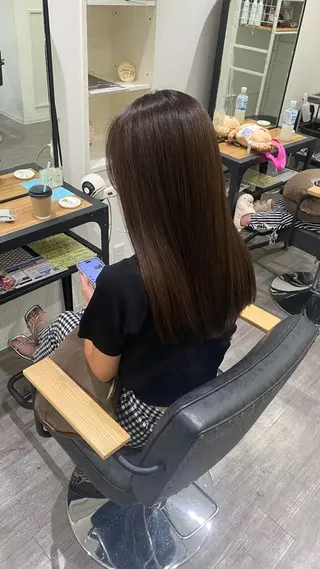 セミロング cocotte みづき/艶カラー🫧のヘアスタイル