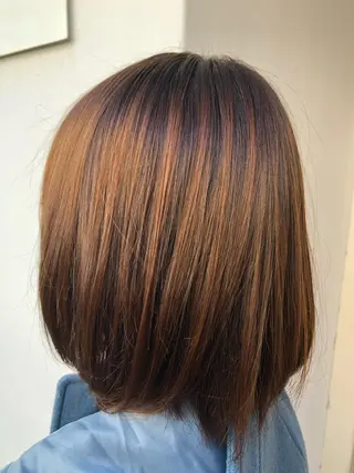 ミディアム 高山🐬髪質改善 池袋で縮毛矯正のヘアスタイル