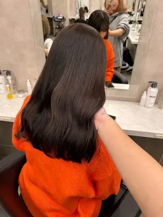 カラー 透明感ベージュ🤎 ナチュラルレイヤーのヘアスタイル