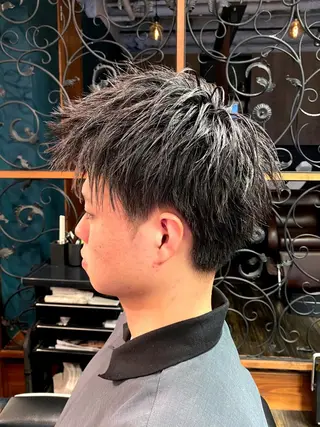 メンズ 早稲田/メンズ専門 /フェード/葛西裕季のヘアスタイル