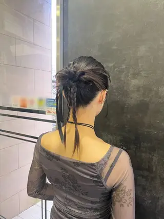 ロング ヘアアレンジ ヘアセット･ネイル 🎀あんりん🎀のヘアスタイル