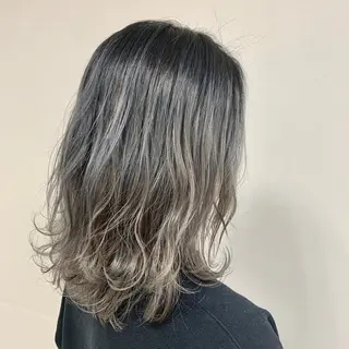 ミディアム カラー ヘアアレンジ 【Sweep】おじま のぞみのヘアスタイル