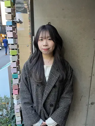 ロング カラー サナ/大阪/茶屋町 /韓国風ハイトーンのヘアスタイル