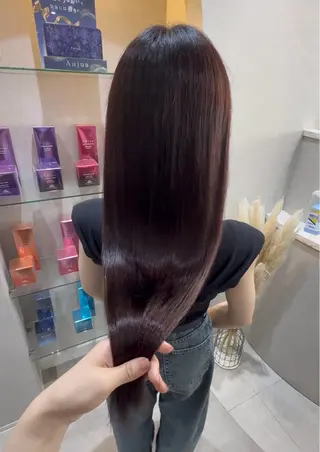 セミロング カラー ゆうな/レイヤー 髪質改善のヘアスタイル