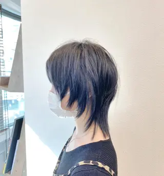 ミディアム 菅原 綾のヘアスタイル