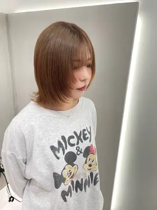 ロング カラー 🐺ウルフ/レイヤー カット/高嶋湧大のヘアスタイル