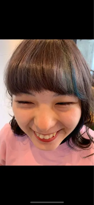 カラー レイヤーカット/髪質 改善/矯正🤍吉田のヘアスタイル