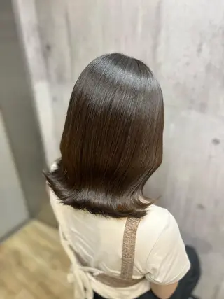 セミロング カラー 艶髪🌈ムラカミ サキのヘアスタイル