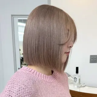 ショート カラー ブリーチ/ハイトーン ダブルカラー/川上のヘアスタイル