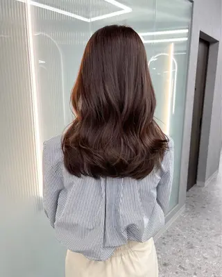 ミディアム カラー Flan hair箱崎店所属・浦前 慶のヘアスタイル