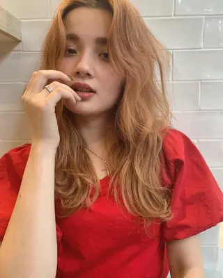 ロング カラー 中村 卓也のヘアスタイル