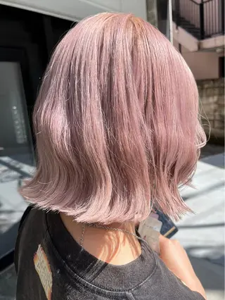 ミディアム ハイトーン/韓国風/ 艶髪/吉祥寺のヘアスタイル